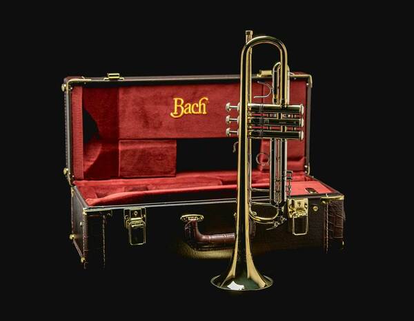The Stradivarius Model 37 Bach Trumpet made at ConnSelmer in Elkhart, IN.