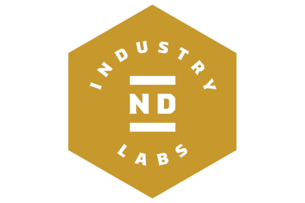 iNDustry Labs emblem logo Gold